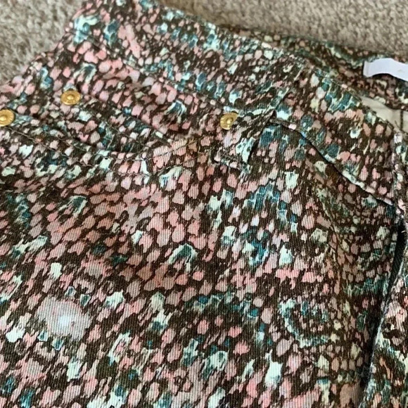 7 For All Mankind | Super Skinny Snake Print Jean - Picture 5 of 10